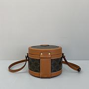 Celine Medium Tambour Bag Tan - 17x12x17cm - 4