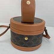 Celine Medium Tambour Bag Tan - 17x12x17cm - 2