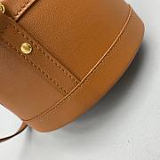Celine Medium Tambour Bag In Smooth Calfskin Tan - 17x12x17cm - 2