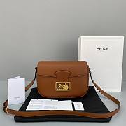 Celine Medium Sulky Bag In Smooth Calfskin Tan -  23x16.5x6cm - 1