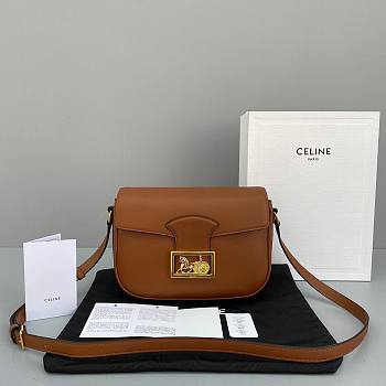 Celine Medium Sulky Bag In Smooth Calfskin Tan -  23x16.5x6cm