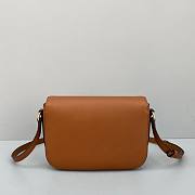 Celine Medium Sulky Bag In Smooth Calfskin Tan -  23x16.5x6cm - 6