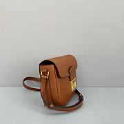 Celine Medium Sulky Bag In Smooth Calfskin Tan -  23x16.5x6cm - 5