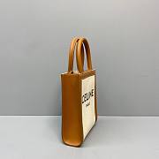 Celine Mini Vertical Cabas Celine Print Tan - 20x17x6cm - 5