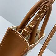 Celine Mini Vertical Cabas With Sulky Print Tan- 20x17x6cm - 6