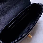 Celine Small Besace 16 In Satinated Calfskin Black - 19x16x4cm - 3