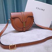 Celine Small Besace 16 In Natural Calfskin Tan - 19x16x4cm - 4