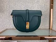 Celine Small Besace 16 Bag In Satinated Calfskin Amazone - 19x17x6 cm - 1