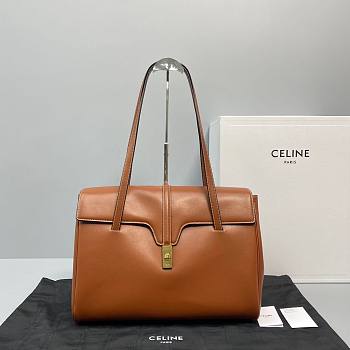 CELINE | Medium Soft 16 Bag In Smooth Calfskin Tan - 37x29x17cm