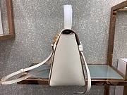 Celine Nano Belt Bag In Grained Calfskin White - 20x20x10cm - 4