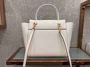 Celine Nano Belt Bag In Grained Calfskin White - 20x20x10cm - 6