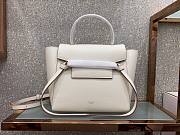 Celine Nano Belt Bag In Grained Calfskin White - 20x20x10cm - 1