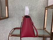 Celine Nano Belt Bag In Grained Calfskin Red - 20x20x10cm - 4