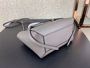 Celine Nano Belt Bag In Grained Calfskin Grey - 20x20x10cm - 6