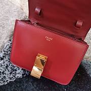 Celine Small Classic Bag In Box Calfskin Red - 17cm - 6