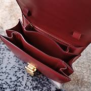 Celine Small Classic Bag In Box Calfskin Red - 17cm - 5