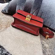 Celine Small Classic Bag In Box Calfskin Red - 17cm - 4
