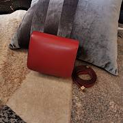 Celine Small Classic Bag In Box Calfskin Red - 17cm - 2