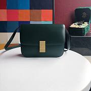 Celine Classic Bag In Box Calfskin Dark Green - 24x18x07cm - 1