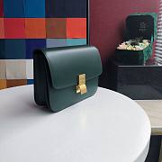 Celine Classic Bag In Box Calfskin Dark Green - 24x18x07cm - 3