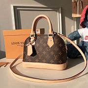 Louis Vuitton Material Monogram Alma BB- M53152 -25x19x12cm  - 1