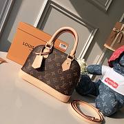 Louis Vuitton Material Monogram Alma BB- M53152 -25x19x12cm  - 3