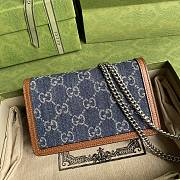 Gucci Dionysus Super Mini Bag Denim - 476432 - 16.5x10x4.5cm - 3