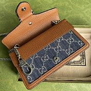 Gucci Dionysus Super Mini Bag Denim - 476432 - 16.5x10x4.5cm - 5