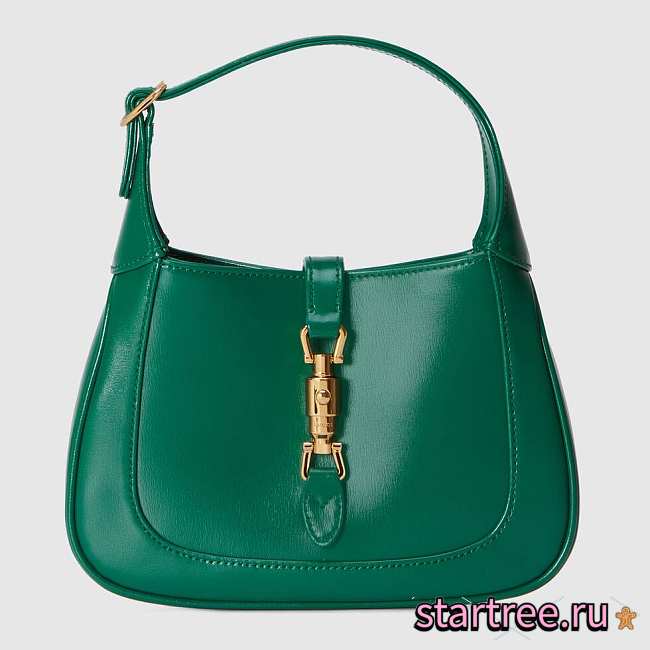 Gucci Jackie 1961 Mini Shoulder Bag Green - 637091 - 19x13x3cm - 1