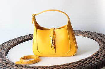 Gucci Jackie 1961 Mini Shoulder Bag Yellow - 637091 - 19x13x3cm