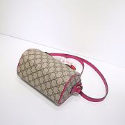 Gucci GG Supreme Pink - 432123 - 18.5 cm x 12 cm x 10 cm - 2