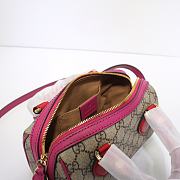 Gucci GG Supreme Pink - 432123 - 18.5 cm x 12 cm x 10 cm - 6