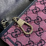 ‎Gucci GG Marmont Multicolour Pink/Blue - 476433 - 16.5x10.2x5.1cm - 5