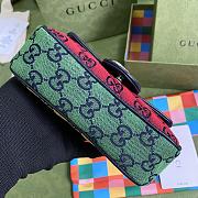 ‎Gucci GG Marmont Multicolour Mini Bag - 476433 - 16.5x10.2x5.1cm - 6