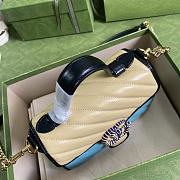 Gucci GG Marmont Mini Blue/Pastel bag - 583571 - 21x15.5x8cm - 2