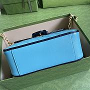Gucci GG Marmont Mini Blue/Pastel bag - 583571 - 21x15.5x8cm - 5