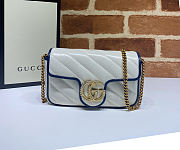 Gucci GG Marmont Super Mini Bag - 574969 - 16.5x10.2x5.1cm - 1