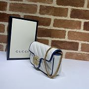Gucci GG Marmont Super Mini Bag - 574969 - 16.5x10.2x5.1cm - 5