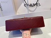 Chanel Classic Flap Chain Bag Red Wine - 25cm - 3