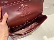 Chanel Classic Flap Chain Bag Red Wine - 25cm - 2