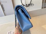 Chanel Classic Flap Chain Bag Blue - 25cm - 2