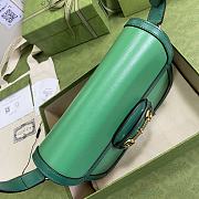 Gucci Horsebit 1955 Small Shoulder Bag Green- 602204 - 25x18x8cm - 6