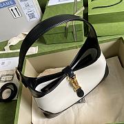 Gucci Jackie 1961 Small Shoulder Bag Black/White - 636706 - 28x19x4.5cm - 4