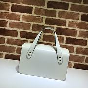 Gucci Horsebit 1955 Small Top Handle White Bag - 627323 - 27.5x17.5x11cm - 3