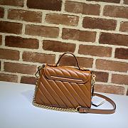 Gucci GG Marmont Mini Top Handle Bag - 583571 - 21x15.5x8cm - 6