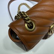 Gucci GG Marmont Mini Matelassé Shoulder Bag - 446744 - 23x14x6cm - 3
