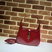 Gucci Jackie 1961 Small Shoulder Bag Red - 636709 - 28x19x4.5cm - 1