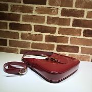 Gucci Jackie 1961 Small Shoulder Bag Red - 636709 - 28x19x4.5cm - 4