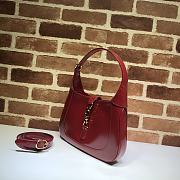 Gucci Jackie 1961 Small Shoulder Bag Red - 636709 - 28x19x4.5cm - 6