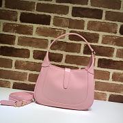Gucci Jackie 1961 Small Shoulder Bag Pink - 636709 - 28x19x4.5cm - 5